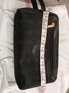 JJB BENSON Black Toiletry bag/cash bag
