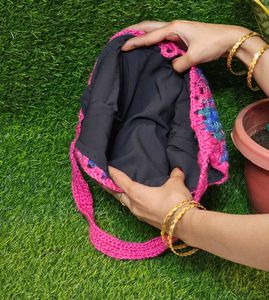 Crocheted Tote Bag