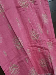 Pink Printed Kurta Set with Dupatta