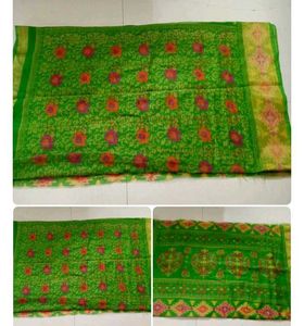 green saree