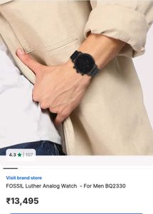 FOSSIL Luther Analog Watch BQ2330, Original, worki
