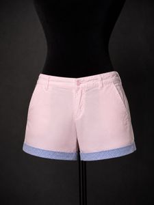 korean light pank casual shorts