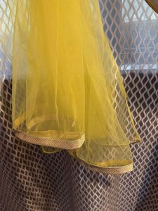 Yellow Kurti Three Piece Set
