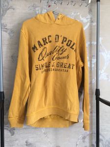 Marco Polo Mustard Hoodie For Men Size L