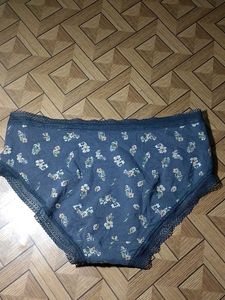 Floral Lace Trim Briefs