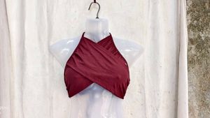 889. Cute wrap top