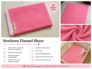Vibrant Pink baby sheet