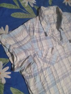 Women's Plaid Short Sleeve Shirt