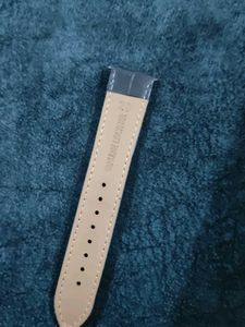 AQVA Black Leather Watch Strap 20mm