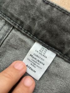 Grey Wide Leg Jeans