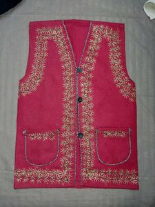 Kashmiri Style Woolen Sweater Vest