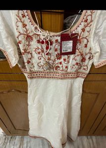 Elegant Embroidered Anarkali Kurta long length