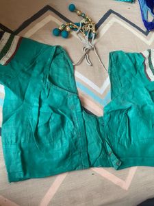 Green Embellished Saree