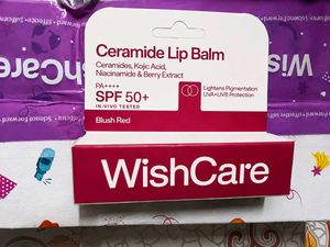 WishCare Tinted Ceramide Lip Balm with SPF50 PA+++