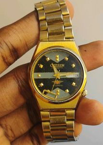 Vintage Citizen Automatic Gold Watch
