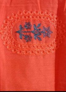 dark peach  Kurta Set with Pants