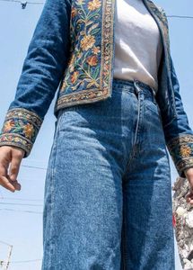 Embroidered Denim Jacket