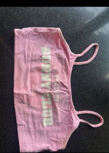 BONKERS Pink Playboy Bunny Club Tank Top