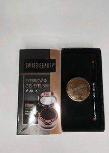 Swiss Beauty Eyebrow &amp; Gel Eyeliner - 2 in 1