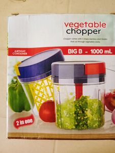 Vegetable Chopper With 5 Blades