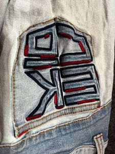 ECKO RED Distressed Light Wash Jeans bootcut