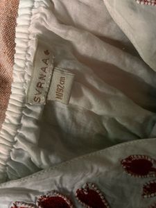 Embroidered Cream Sundress