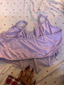 Lace Corset Top - Lavender