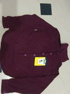 Maroon Casual Shirt - New with Tags