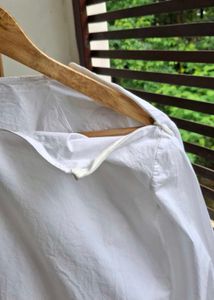 White Tie-Back Crop Top