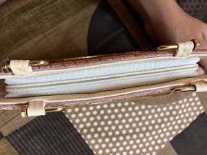 Sparkly Rose Gold Clutch Bag