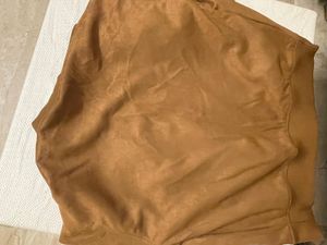 Aeropostale Varsity Jacket (Brown Suede)