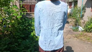 Blue short desi kurti top