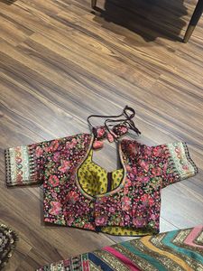 Floral Embroidered Indian Blouse