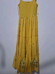 Women's White &amp; Pink Kurta with Mirror Work free d