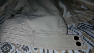 Stylish Cream Moto Jacket