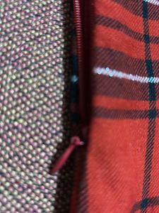 Red Plaid Pleated Mini Skirt from TOKYO