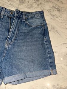 Blue Denim Shorts