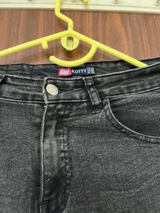 Charcoal Straight Fit Jeans