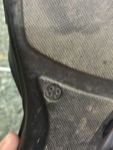 Formal black slippers