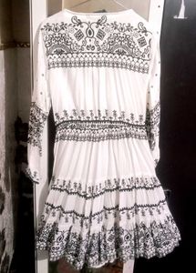 Boho Print Mini Dress
