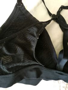 Sleek Black Bralette