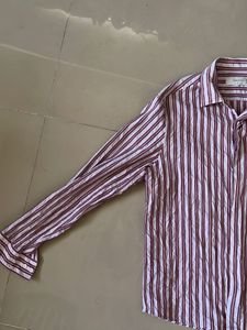 Striped Button-Down Shirt