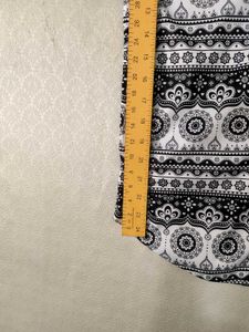 Retro Black &amp; White Patterned Shirt