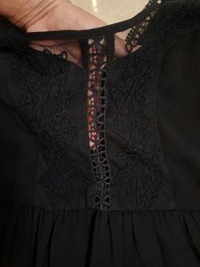 Elegant Black Lace Dress