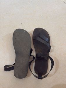 Zee Slingback Cork Black Sandals Women