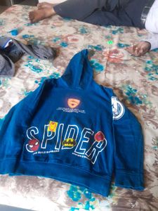 Blue Superhero Hoodie