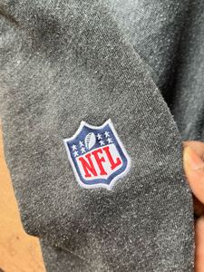 Comfortable Grey Hoodie with Bold Logo