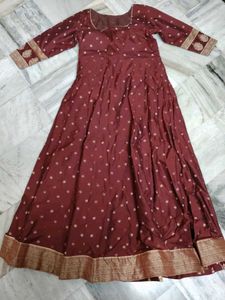 Maroon Ethnic Gown