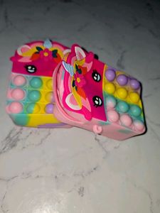 Unicorn Pop-It Coin Purse 2
