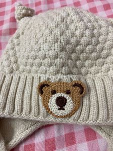 Cute Bear Knit Baby Hat